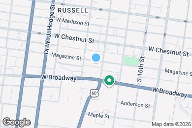 Map image of the property - 1810 Magazine St