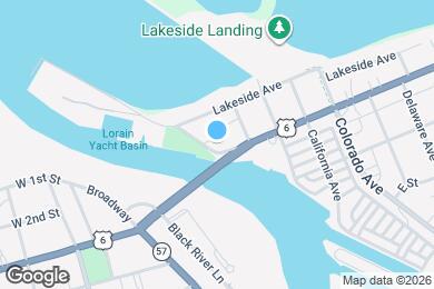 Map image of the property - 107 E Erie Ave