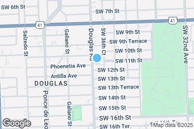 Map image of the property - 1111 SW 37th Ave