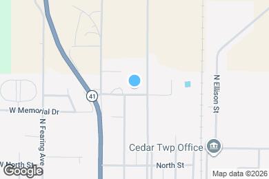 Map image of the property - 105 W Hunter St