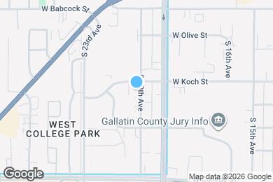 Map image of the property - 405 S 20th Ave