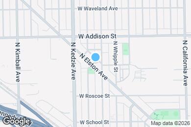 Map image of the property - 3489 N Elston Ave