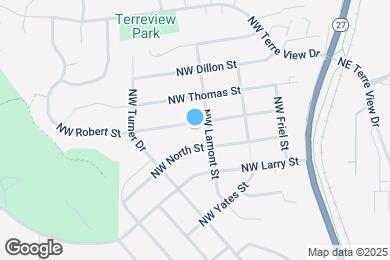 Map image of the property - 315 NW Robert St