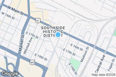 Map image of the property - 1539 Washington St