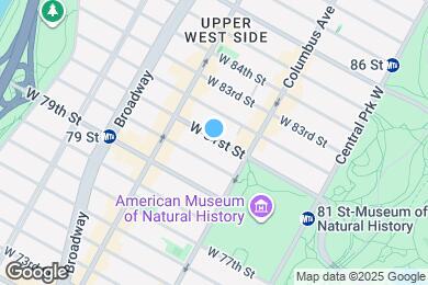 Map image of the property - 130 W 81st St