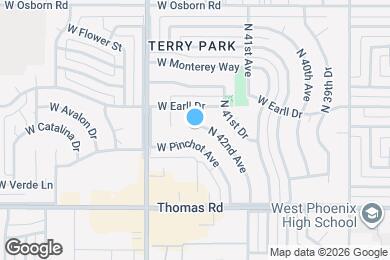 Map image of the property - 3062 N 42nd Ave