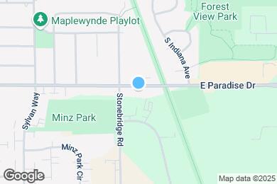 Map image of the property - 211 E Paradise Dr