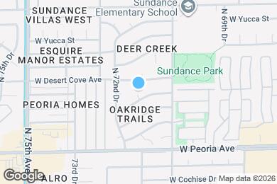 Map image of the property - 10907 N 72nd Ave