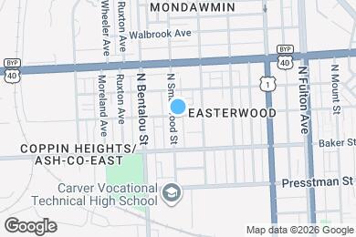 Map image of the property - 1655 N Smallwood St