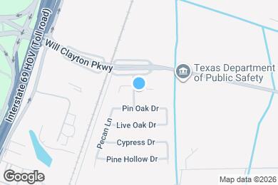 Map image of the property - 1605 N Hollow Dr