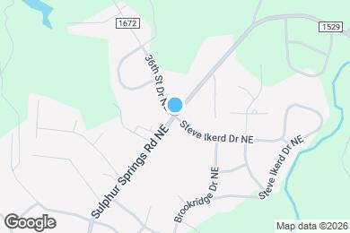 Map image of the property - 3816 Steve Ikerd Dr NE