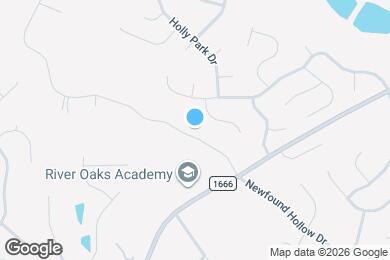 Map image of the property - 1025 Newfound Hollow Dr