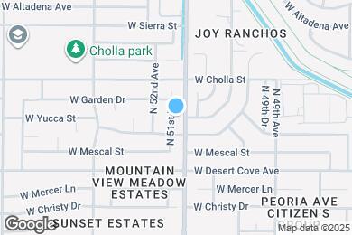 Map image of the property - 11219 N 51st Dr