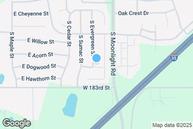 Map image of the property - 769 S Evergreen St