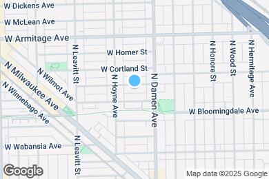 Map image of the property - 2031 W Moffat St