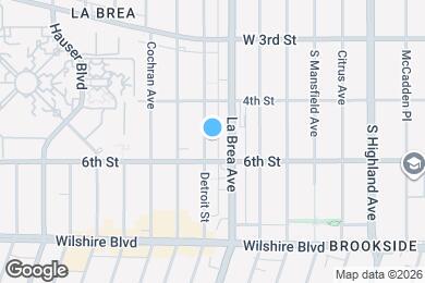 Map image of the property - 442 S Detroit St