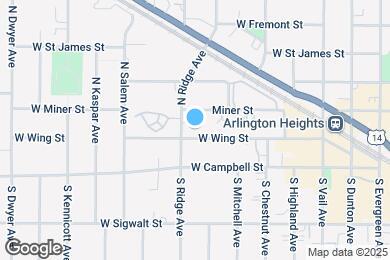 Map image of the property - 512 W Wing St