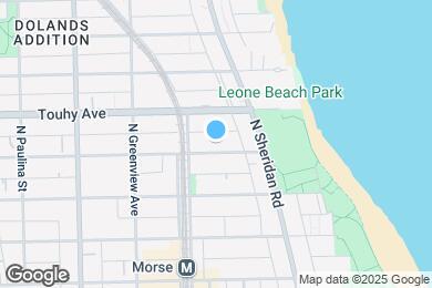 Map image of the property - 1346 W Estes Ave