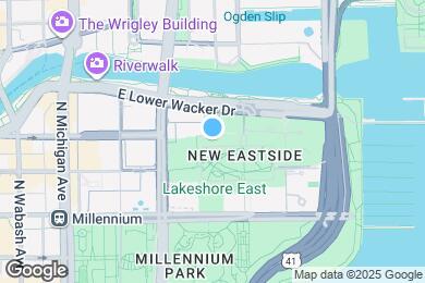 Map image of the property - 330 E Wacker Dr