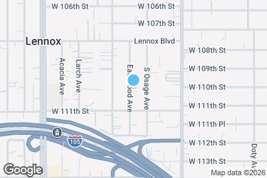Map image of the property - 11012 Eastwood Ave