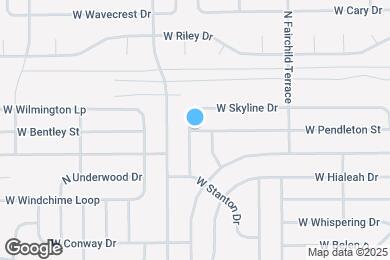 Map image of the property - 1985 W Corrine St