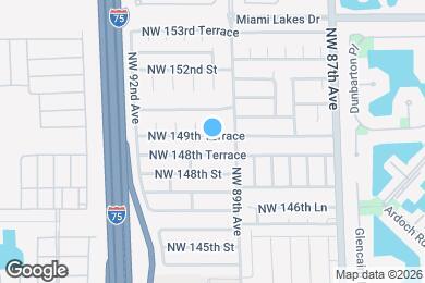 Map image of the property - 8932 NW 149th Ter
