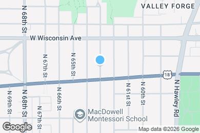 Map image of the property - 533 N 63rd St