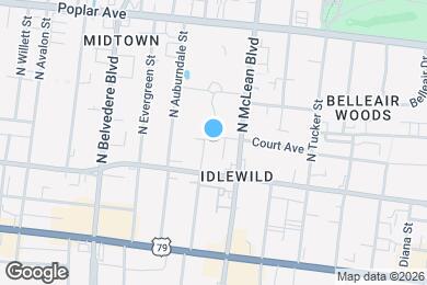 Map image of the property - 34 N Idlewild St