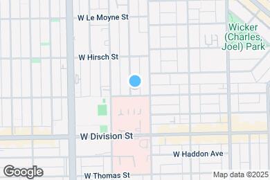 Map image of the property - 1307 N Bell Ave