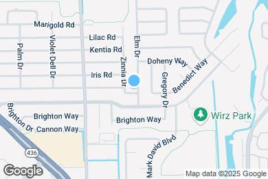 Map image of the property - 610 Zinnia Dr