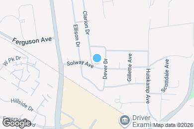 Map image of the property - 9000 Clarion Dr