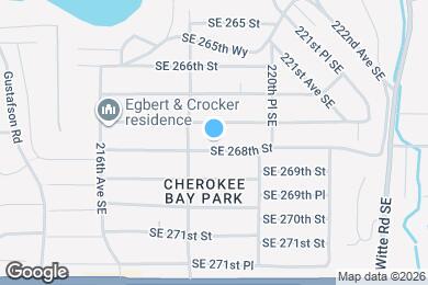 Map image of the property - 21836 SE 268th St