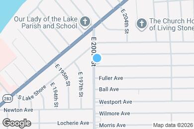 Map image of the property - 285 E 200th St