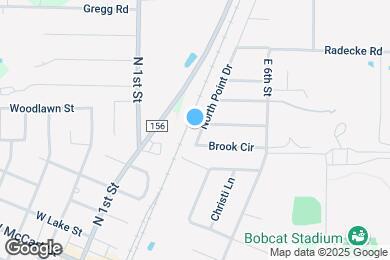 Map image of the property - 103 North Point Dr