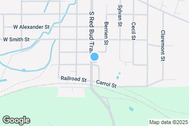 Map image of the property - 607 S Red Bud Trail
