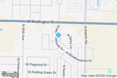 Map image of the property - 884 N Meadowlands Dr