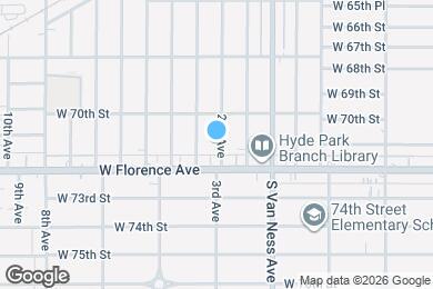Map image of the property - 7033 2nd Ave
