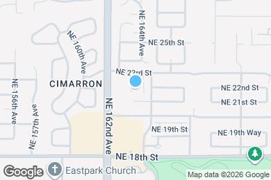 Map image of the property - 2119 NE 163rd Ave