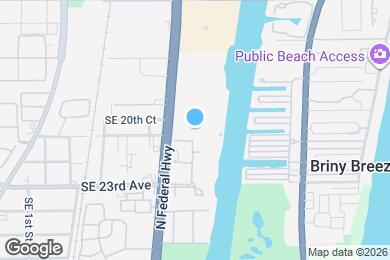 Map image of the property - 2016 S Federal Hwy