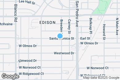 Map image of the property - 602 Santa Monica St