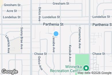 Map image of the property - 8606 Casaba Ave