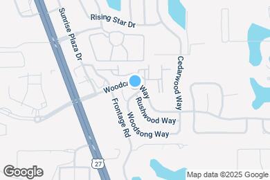 Map image of the property - 840 Woodsong Way