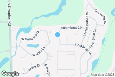 Map image of the property - 2707 Steamboat Cir