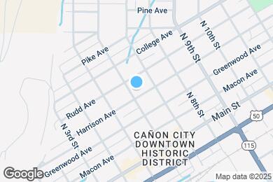 Map image of the property - 607 Harrison Ave
