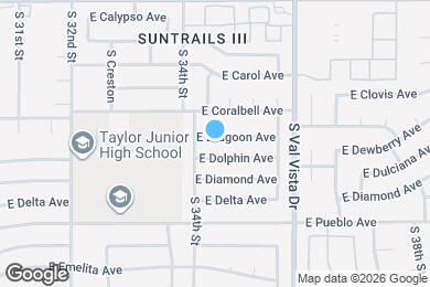 Map image of the property - 3421 E Dragoon Ave