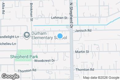 Map image of the property - Lost Oaks