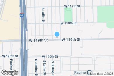Map image of the property - 1408 W 119th St