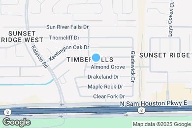 Map image of the property - 10919 Almond Grove