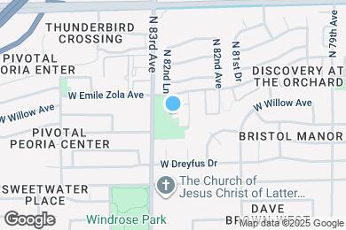 Map image of the property - 8255 W Willow Ave