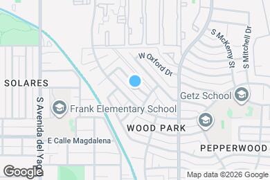 Map image of the property - 1117 W Auburn Dr